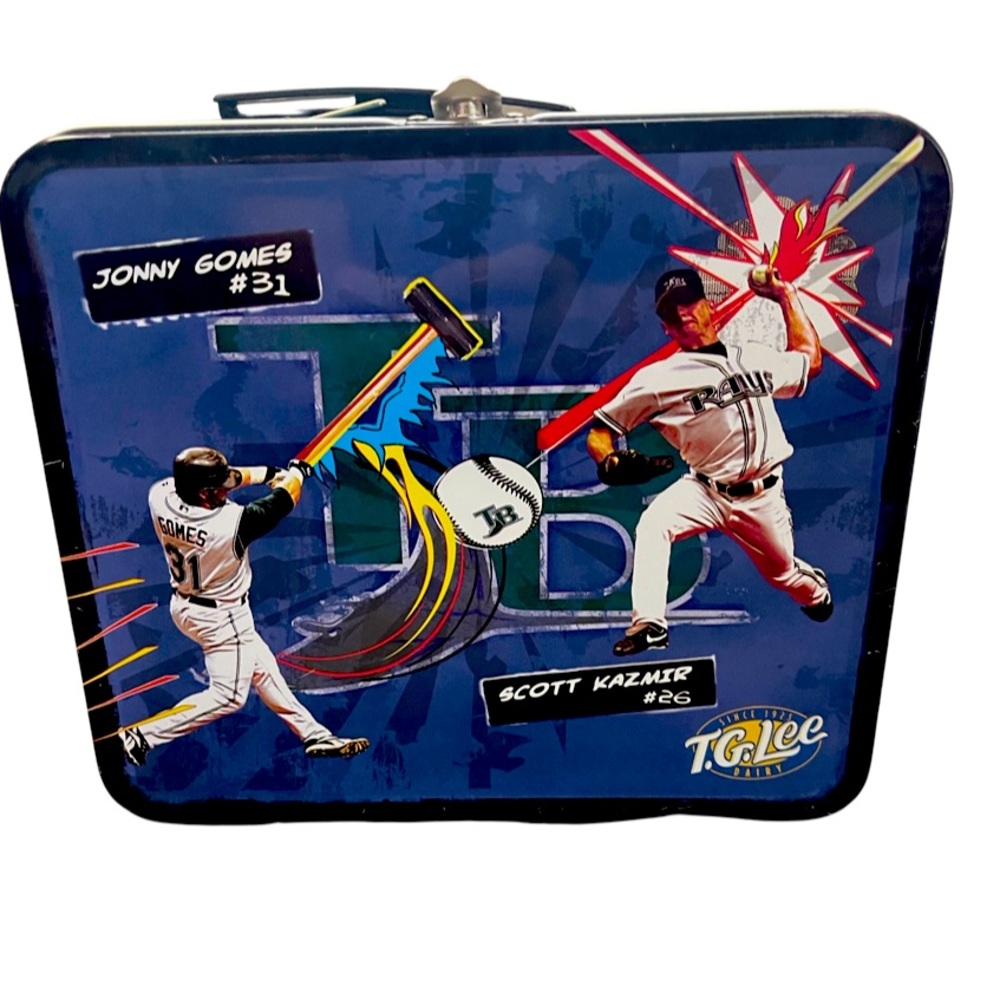 Tampa Bay Devil Rays Vintage TG Lee Tin Collectible Lunchbox: Carl Crawford